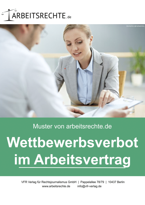 Muster eines vertraglichen Wettbewerbsverbots